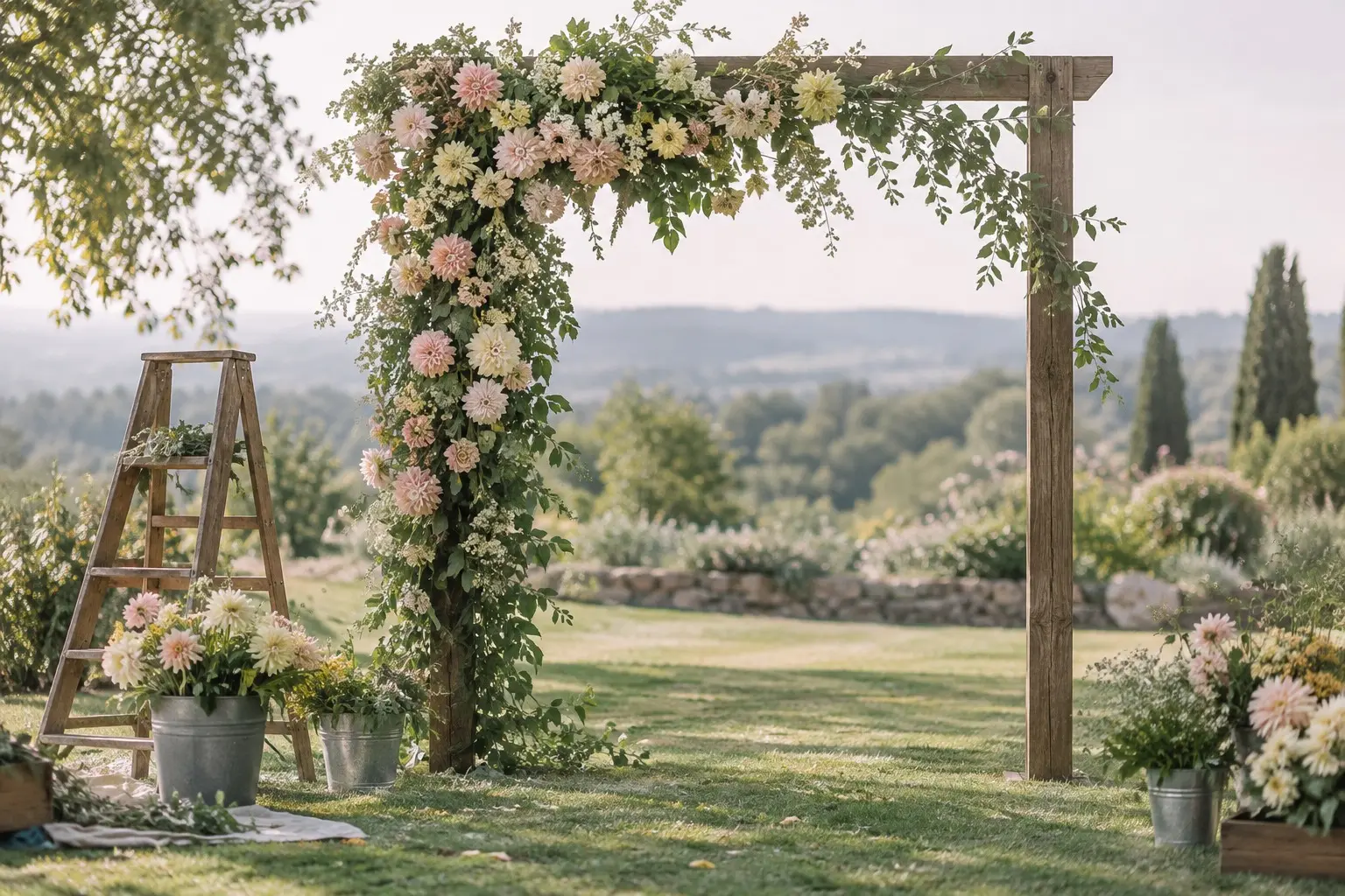 Building a Ceremony Arch That Doesn't Look Like Scaffolding