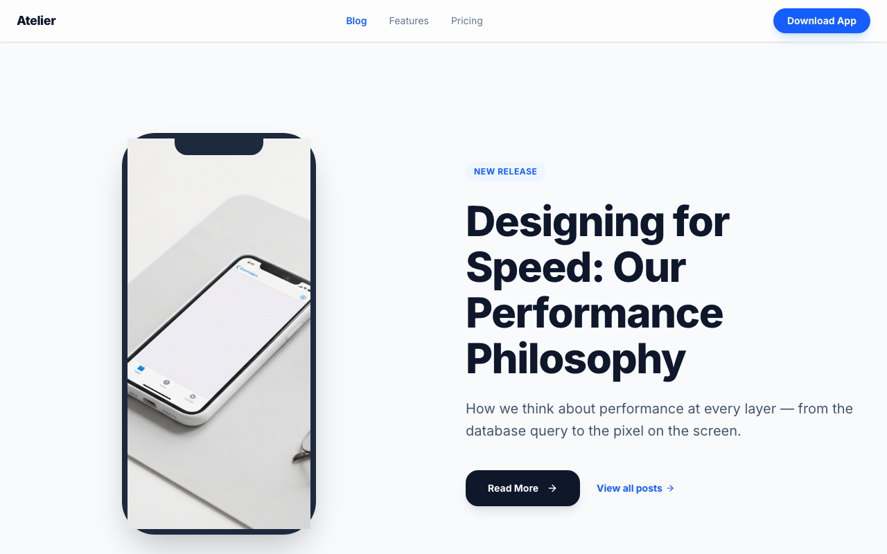 Atelier theme preview